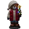 Image de Konstsmide 4247-000 Ours en peluche LED, petit, avec minuterie 6 h, 8 diodes multicolores, fonctionne avec piles, pour l'intérieur, 3 piles AAA 1,5 V (non incluses)