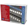 Image de Konstsmide Guirlande lumineuse à LED - Petites et grandes diodes rondes - 80 diodes blanches chaudes - Transformateur extérieur 24 V - Câble noir - 3680-107