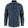 Image de Fjallraven Övik Travel Shirt Ls M T-shirt pour homme, Bleu indigo - Bleu marine foncé, M