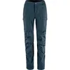 Image de FJALLRAVEN 14200142-560 Abisko Hybrid Trail Trousers W Pantalon de Sport Femme Marine Taille 42/S