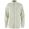 Image de Fjällräven Övik T-shirt en flanelle pour homme, taille M, blanc chaud/vert laurel, taille S, Blanc craie/vert laurier, S