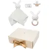 Image de Jabadabado Cadeau De Naissance: Doudou Lapin Et Hochet