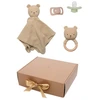 Image de Jabadabado Cadeau De Naissance: Nounours Doudou Et Hochet