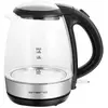 Image de EMERIO WK-125145 Waterkoker Snoerloos Aantal/Volume: 1.2 l Glas, Zwart, Zilver