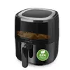 Image de Emerio AF-129329.3 AirFryer Friteuse à air chaud numérique avec fenêtre de visualisation, volume 5 l, 1500 W, noir