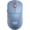 Image de CHERRY XTRFY M68 Wireless, souris de gaming ultralégère, sans fil, 2,4 GHz, optimisée pour l'esport, forme symétrique avec front particulièrement plat, bleu