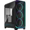 Image de Fractal Design FD-C-MES3A-03 Tower PC-behuizing Zwart Geschikt voor AIO-waterkoeling, Geïntegreerde verlichting, 3 voorgeïnstalleerde ventilators,...