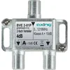 Image de Axing BVE 2-01P splitter distributeur repartiteur 2 voies sorties pour FM CATV télévision numérique par câble (5-1218 MHz)