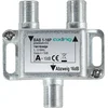 Image de Axing BAB 1-16P Dérivateur 1 voie 16 dB TV par câble CATV Multimedia DVB-T2 Classe A+ 10 dB 5-1218 MHz Métal