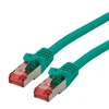 Image de ROLINE Cordon LAN Cat 6 - Component Level - Câble réseau S/FTP Ethernet avec connecteur RJ45 - vert 5 m