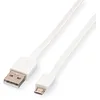 Image de ROLINE Câble USB 2.0 A ST - Micro USB B ST - Blanc - 1 m