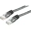 Image de VALUE Patchkabel Cat.6 UTP (Class E), zwart, 1 m