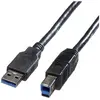 Image de ROLINE USB 3.2 Gen 1 kabel, type A-B, zwart, 1,8 m