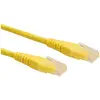 Image de ROLINE Patchkabel Cat.6 UTP (Class E), geel, 0,3 m