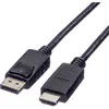 Image de ROLINE DisplayPort Kabel DP - HDMI, M/M, zwart, 1,5 m