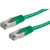 Image de VALUE Cordon LAN Cat 6 Cable réseau S-FTP Ethernet avec connecteur RJ45 vert 1,5 m