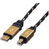 Image de ROLINE GOLD USB 2.0 kabel, type A-B, 4,5 m