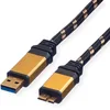 Image de ROLINE GOLD Câble USB 3.0 SuperSpeed | type A - Micro B | 2 m