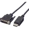 Image de ROLINE DisplayPort Kabel DP Male - DVI Male (24+1), zwart, 1,5 m