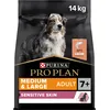 Image de Pro Plan Medium & Large Adult 7+ Sensitive Skin avec OPTIDERMA Riche en Saumon - 14 KG - Croquettes pour chiens de 7 ans et plus