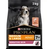 Image de Pro Plan Medium & Large Adult 7+ Sensitive Skin avec OPTIDERMA Riche en Saumon - 3 KG - Croquettes pour chiens de 7 ans et plus