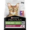 Image de PURINA PRO PLAN | Sterilised Adult 1+ Savoury Duo | Riche en Canard et Foie | Croquettes | Chat | Sac de 3kg