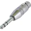 Image de Neutrik NA3FP XLR-adapter XLR-bus - Jackplug male 6,3 mm Stereo Inhoud: 1 stuk(s)