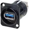 Image de Neutrik NAUSB3-B NAUSB3-B Omkeerbare USB-doorvoer 3.0 Bus, inbouw Doorvoer 1 stuk(s)
