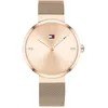 Image de Tommy Hilfiger Montre Analogique à Quartz pour femme avec Bracelet milanais en acier inoxydable couleur or rose clair - 1782218