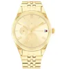 Image de Tommy Hilfiger Montre à quartz analogique multifonction pour femme avec bracelet en acier inoxydable doré - 1782592, Or jaune, Bracelet