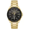 Image de HUGO Montre à quartz analogique pour homme avec bracelet en acier inoxydable doré - 1530304, Noir
