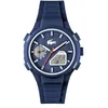 Image de Lacoste Montre Quartz Multifonction Analogique-Digitale pour Homme Collection LC33 avec Bracelet en Silicone Bleu - 2011370