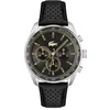 Image de Lacoste Montre Chronographe à Quartz Collection BOSTON pour Homme avec Bracelet en Cuir ou en Acier Inoxydable en Maillons ou Maille