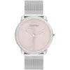 Image de Calvin Klein Montre À Mouvement Quartz Deux Aiguilles pour Femme Collection CK ICONIC avec Bracelet Milanais en Acier Inoxydable Argenté - 25300015