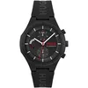 Image de HUGO Montre Analogique Multifunction à Quartz pour Homme Collection LIT MULTI avec Bracelet en Silicone Noir - 1530402