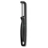 Image de Victorinox Éplucheur « Iota » pour légumes, fruits, dentelé, double tranchant, extra tranchant, fabriqué en Suisse, noir