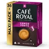 Image de Café Royal Lungo Forte 36 capsules pour machine à café Nespresso - Intensité 8/10 - Capsules de café en aluminium certifié UTZ