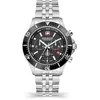 Image de Swiss Military Hanowa Montre à quartz analogique pour homme 32019281, argenté, One Size, Bracelet