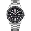 Image de Luminox Pacific Diver XS.3122 Montre de plongée pour homme 44 mm Argenté/noir avec affichage de la date Étanche à 200 m Verre saphir, Noir, Bracelet