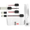 Image de SKROSS | 1.302539 | World & USB | Universele reisadapter van en naar de hele wereld - Spanning en vermogen: 100V   700W / 250V   1750W - 2.4A USB-aansluiting - Bescherming tegen elektrische schokken
