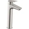 Image de Duravit No.1 Robinet de lavabo Taille L (Bec Hauteur 203 mm) Robinet de salle de bain Robinet de lavabo économie d'eau (MinusFlow) Chromé