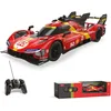 Image de MONDO Motors Ferrari 499P Le Mans, modèle à l'échelle 1:24, jusqu'à 8 Km/h de Vitesse, voiture jouet pour enfants 63846 Rouge