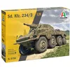 Image de Italeri 6756 1:35 Sd.Kfz. 234/3 SW Voiture blindée Réplique fidèle à l'original, modélisme, kit de construction en plastique, bricolage, loisirs, collage, modélisme, assemblage, non laqué