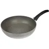 Image de BALLARINI Sauteuse Haute, Ronde,   28 cm, Aluminium, Revêtement Anti-Adhésif Granitium, Indicateur de Température ThermoPoint, Gris Pierre, série Ferrara Granitium