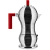 Image de Alessi | Pulcina MDL02/6 R   Cafetière design en fonte d'aluminium et PA, 6 tasses, rouge