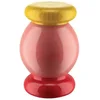 Image de Alessi Moulin à sel, poivre et épices en bois de hêtre, collection 100 valeurs, jaune, rouge, rose, taille unique