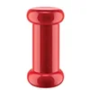 Image de Alessi Totem Domestici ES19 Moulin à sel, poivre et épices design en bois de hêtre, noir, jaune et rouge