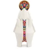 Image de Alessi Mary ESA05 2 Figurine Vierge en Porcelaine pour Bethléem avec décalques appliquées à la main et détails en or 24 carats Multicolore