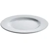 Image de Alessi Ajm28/1 Platebowlcup Assiette Plate en Porcelaine Blanche, Set de 4 Pièces