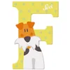 Image de Sevi 83006 Lettre F Foxterrier Jaune env. 10 x 7,5 cm